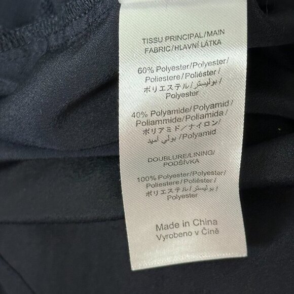 Sinéquanone Paris Semi Sheer Swiss Dot Blouse Navy - Picture 8 of 9